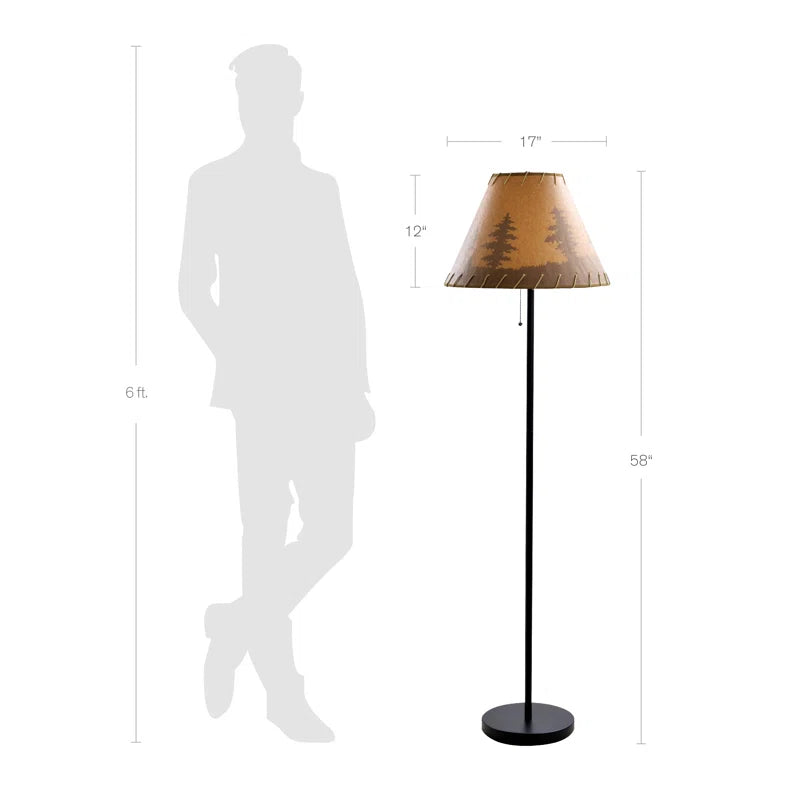 Elsea Lodge Table & Floor Lamp Set