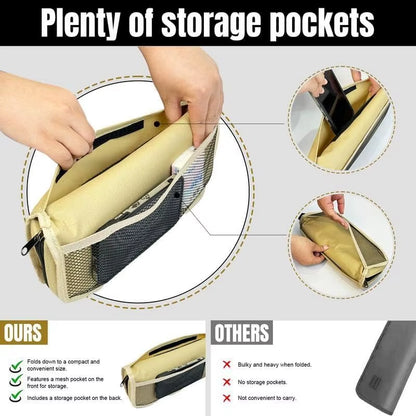 Outdoor Backpack Folding Stool Portable Easy Camping Equipment Satchel Stool Sports Folding Chair Clutch Bag