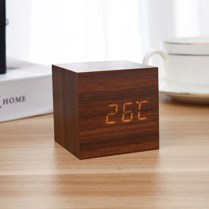Minimalist Wooden Table Clock