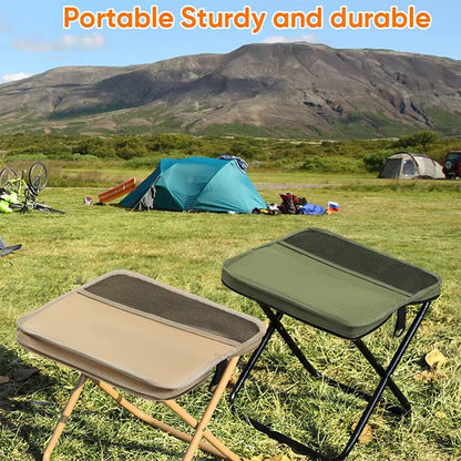 Outdoor Backpack Folding Stool Portable Easy Camping Equipment Satchel Stool Sports Folding Chair Clutch Bag