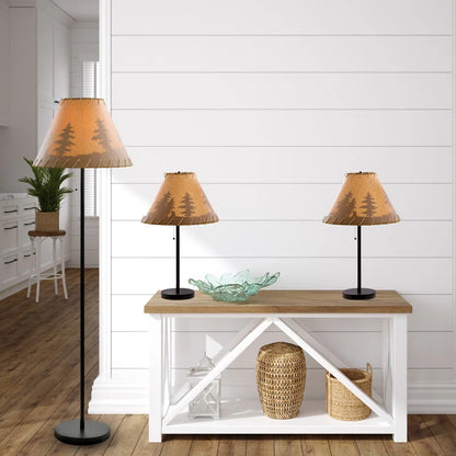 Elsea Lodge Table & Floor Lamp Set