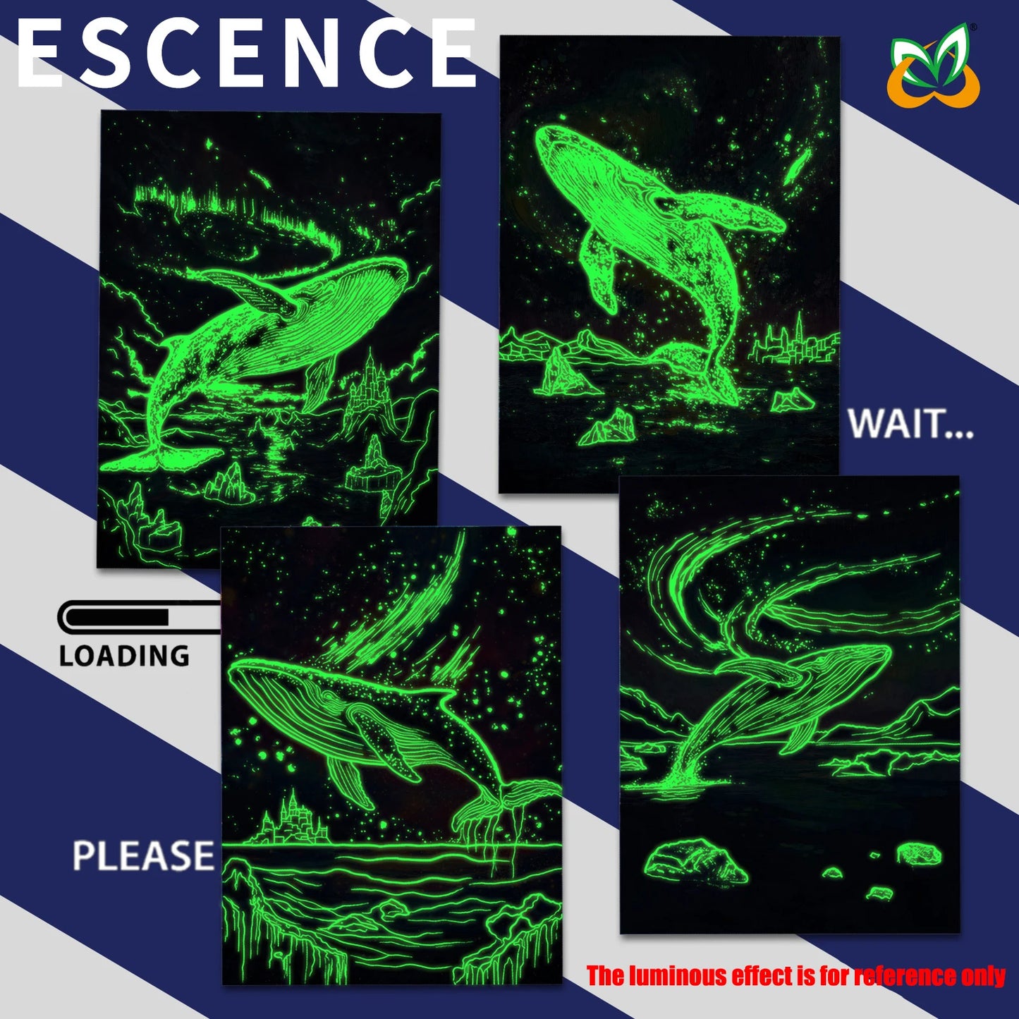 4Pcs/Set DIY Hand Drawn Luminous Painting Glow Scratch Painting Colorful Painting Creative Draw Pictures Educational Toys Gift