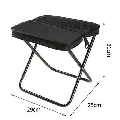 Outdoor Backpack Folding Stool Portable Easy Camping Equipment Satchel Stool Sports Folding Chair Clutch Bag