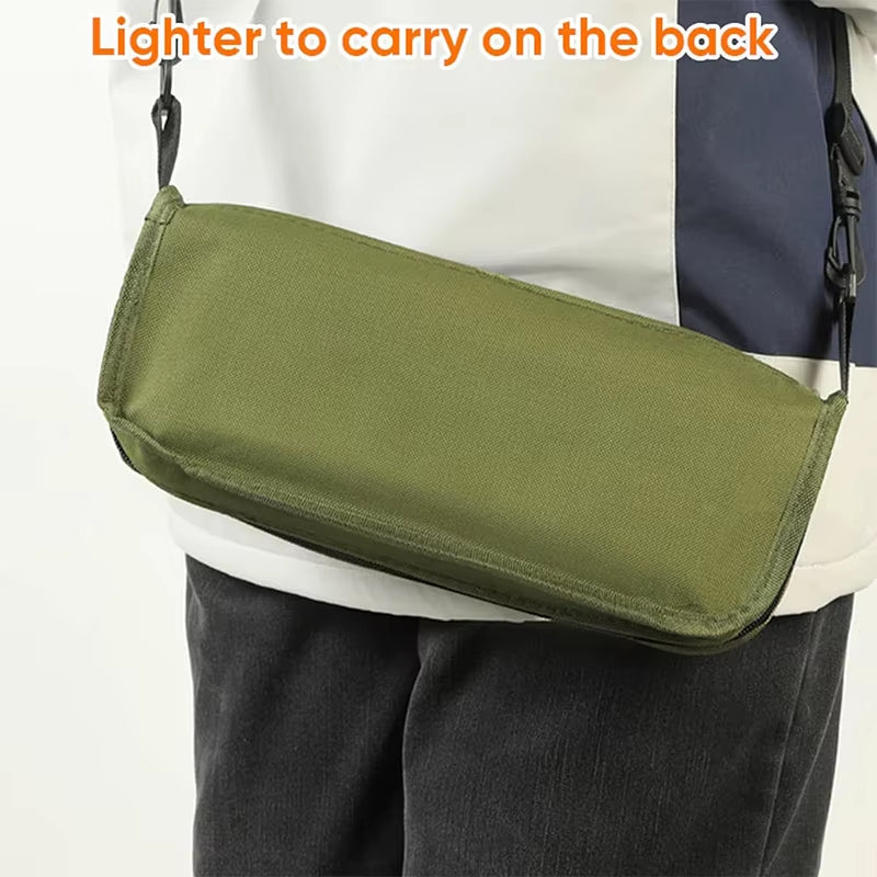 Outdoor Backpack Folding Stool Portable Easy Camping Equipment Satchel Stool Sports Folding Chair Clutch Bag