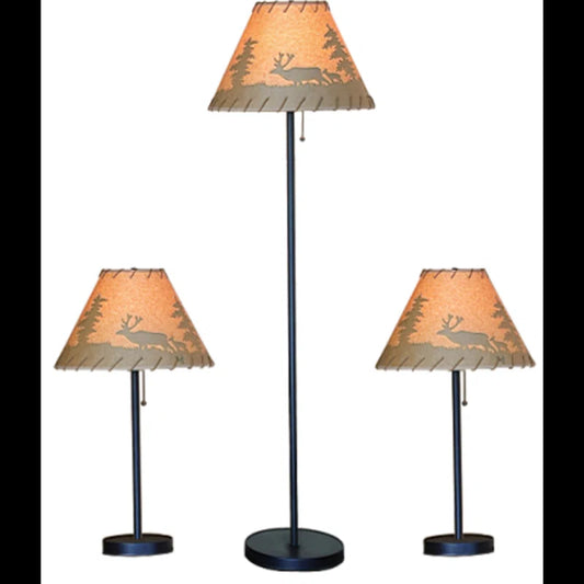 Elsea Lodge Table & Floor Lamp Set
