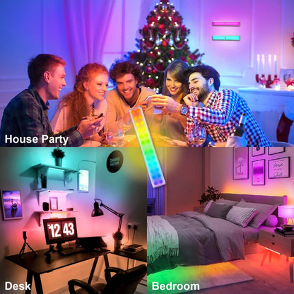 RGB Novelty Lighting, Adjustable Wireless Valentine RGB Mood Lights for Party, Bar