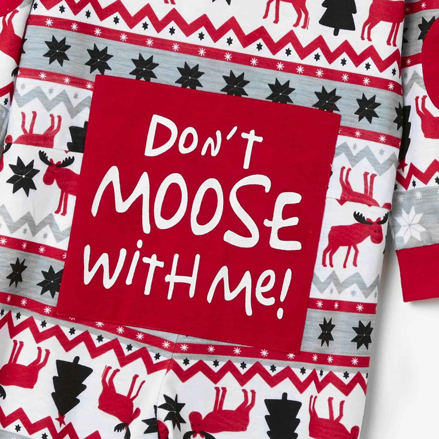 Christmas Pajamas Allover Print One-Piece Pjs for Kids Girls Boys Family Matching Outfits with Hat, Red, 2 Years