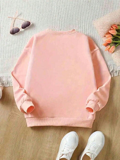 Young Boys Hoodie & Sweatshirt Girls Long Sleeve Shirts Girls & Boys 67 Number & Pink Stars Graphic Sweatshirt - Soft Stretchy round Neck Long Sleeve Pullover, Warm Fall Winter Casual Sweater for 6-7 Years, Everyday & Birthday Outfits (Comfortable Kids Clothing) Young Girls Sweatshirts Boys Sweater Hoodie & Sweatshirt Tween Girls Clothing Kids Boys Clothing