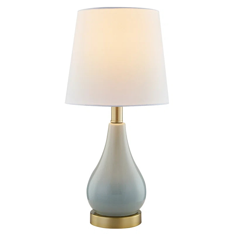 Conyers 17.5" Ceramic Table Lamp Set with USB