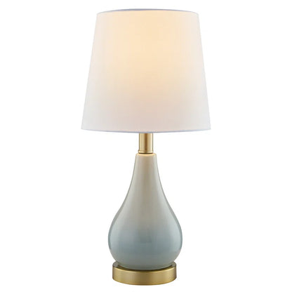 Conyers 17.5" Ceramic Table Lamp Set with USB
