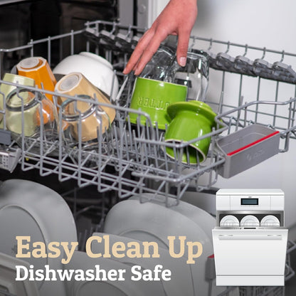 Butter Crock with Lid with Water Line, Ceramic French Butter Dish to Leave on Counter, Green