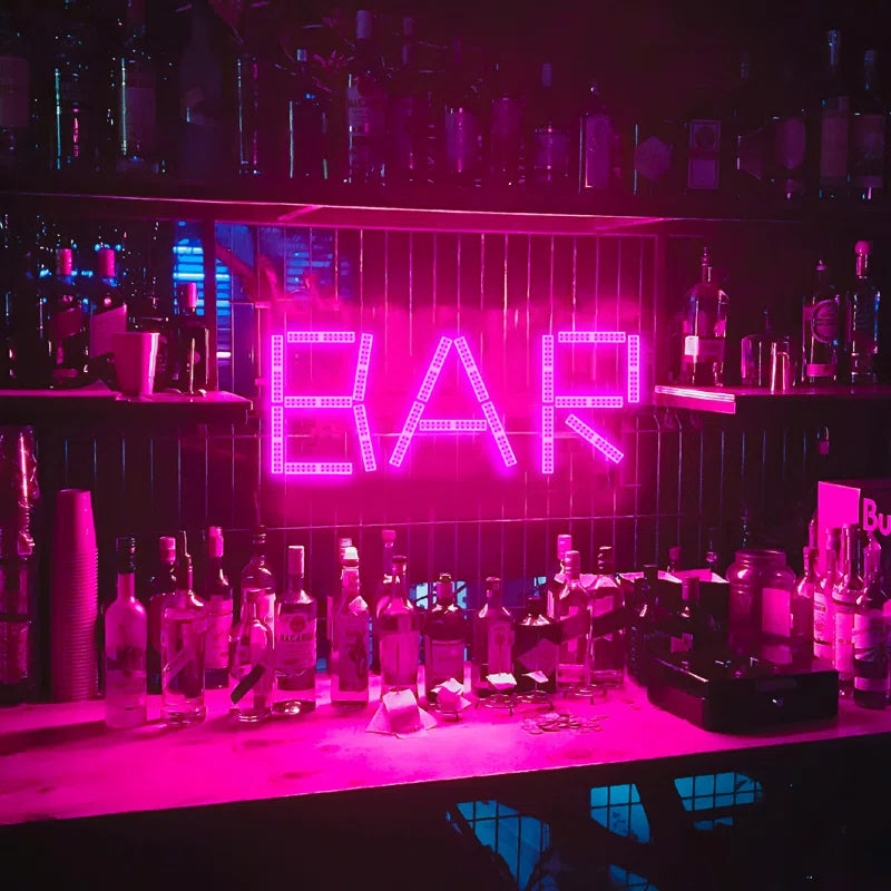 RGB Novelty Lighting, Adjustable Wireless Valentine RGB Mood Lights for Party, Bar