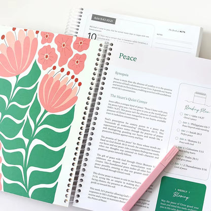 The Bible in a Year: a 52-Week Study through Gods Word - Spiral Bible Study Guide 52-Week Women'S Bible Study Plan