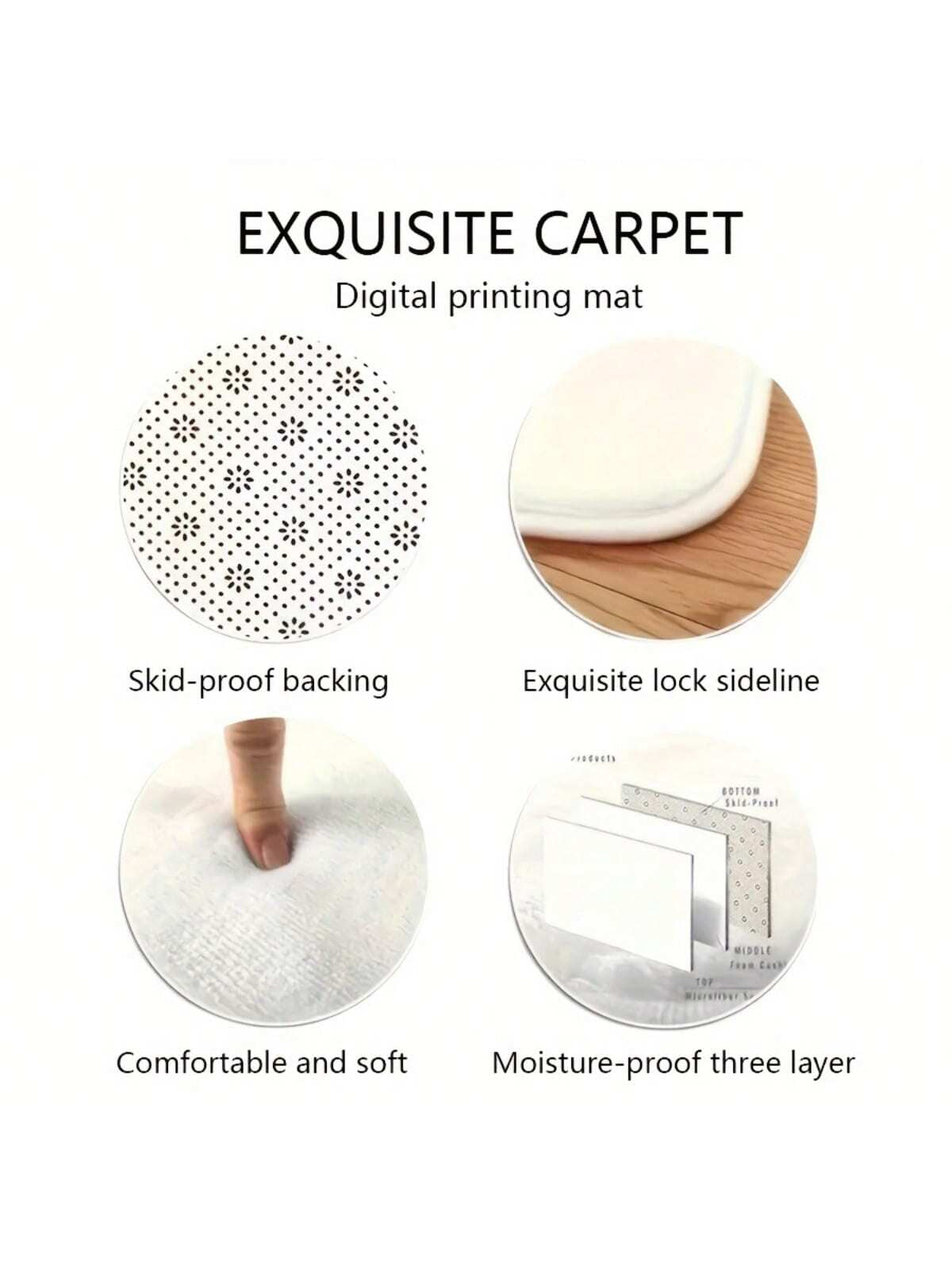 1Pc Merry Christmas Flannel 2D Pattern Printing Doormat, Washable, Non-Slip Rectangular Mat with Cedar Tree and Ornament Design, Suitable for Entryway, Kitchen, Living Room, Bedroom, Bathroom - Holiday Home Decor, Christmas Decoration