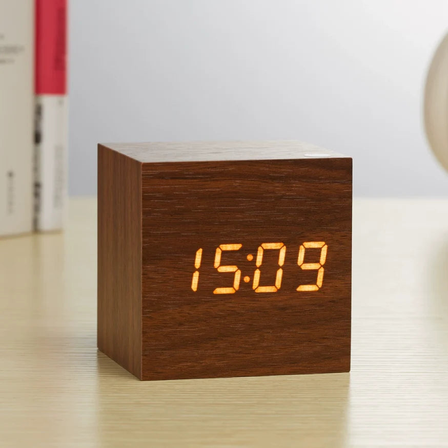 Minimalist Wooden Table Clock