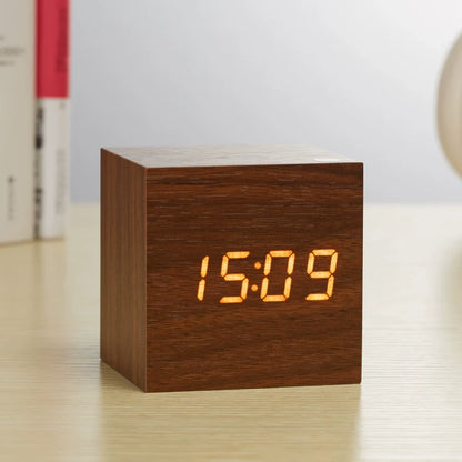 Minimalist Wooden Table Clock