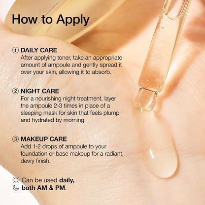 Heartleaf 80 Soothing Ampoule, Hydration Facial Serum for Glass Skin, Panthenol, Hyaluronic Acid, Non-Greasy, Gentle Formula, Lightweight Essence, Vegan, Korean Skin Care, 30Ml/1.01 Fl.Oz