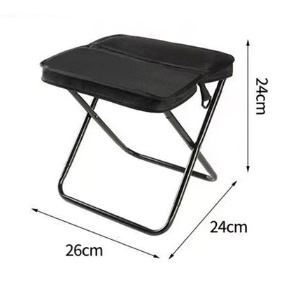 Outdoor Backpack Folding Stool Portable Easy Camping Equipment Satchel Stool Sports Folding Chair Clutch Bag