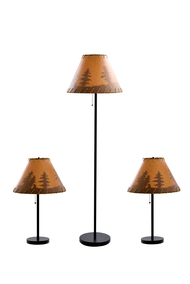 Elsea Lodge Table & Floor Lamp Set
