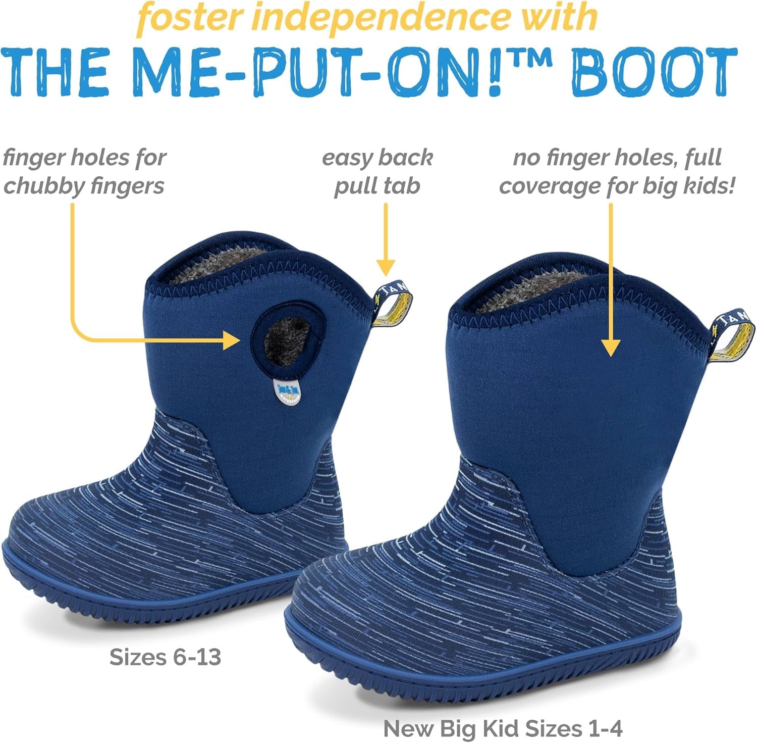 Waterproof Insulated Winter Boots for Toddlers and Kids