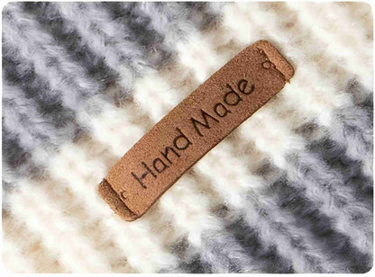 Warm Winter Vibes: Thick Striped Knit Hat - Retro Chic, Versatile Style, Generous Head Fit, Loose and Cozy, Fashion Forward Woolen Beanie