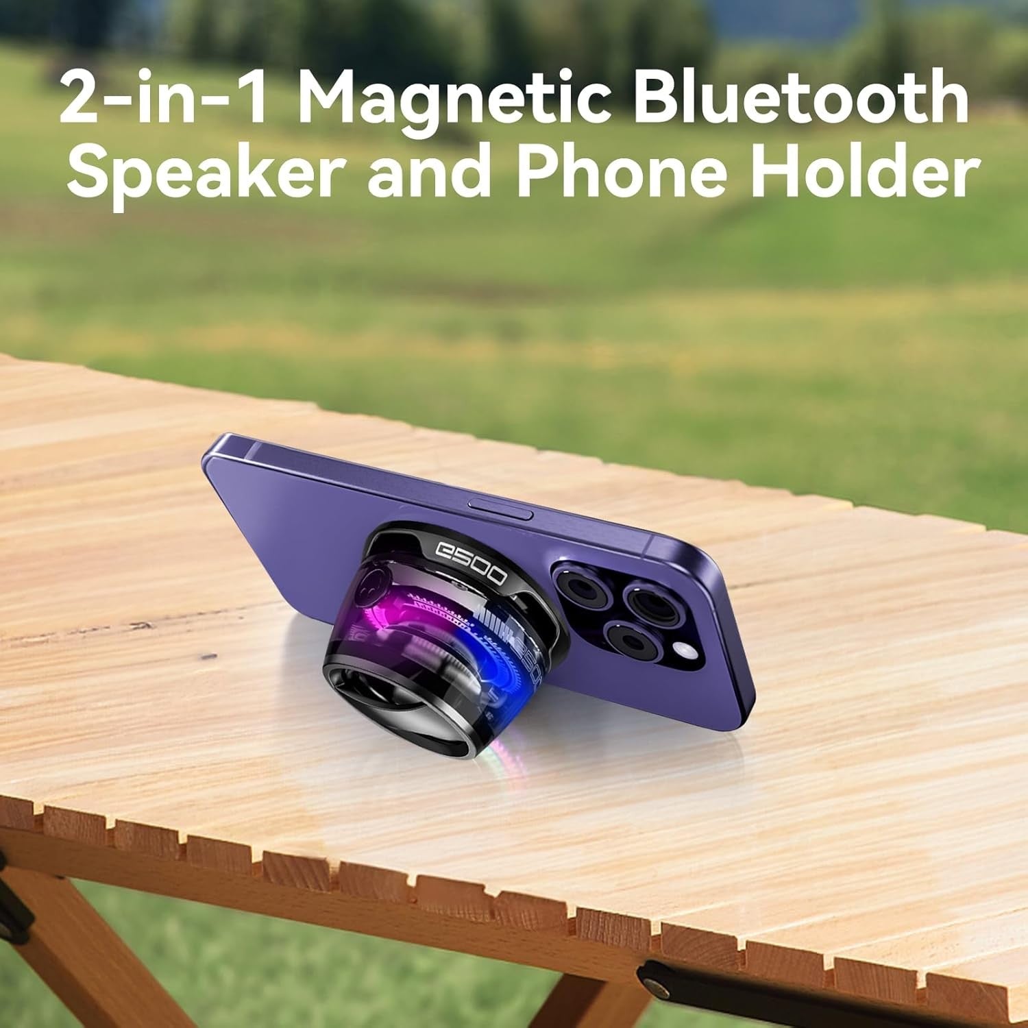 Magnetic Portable Bluetooth Speaker G200 Mini Sound 5.3 Bluetooth Phone Holder