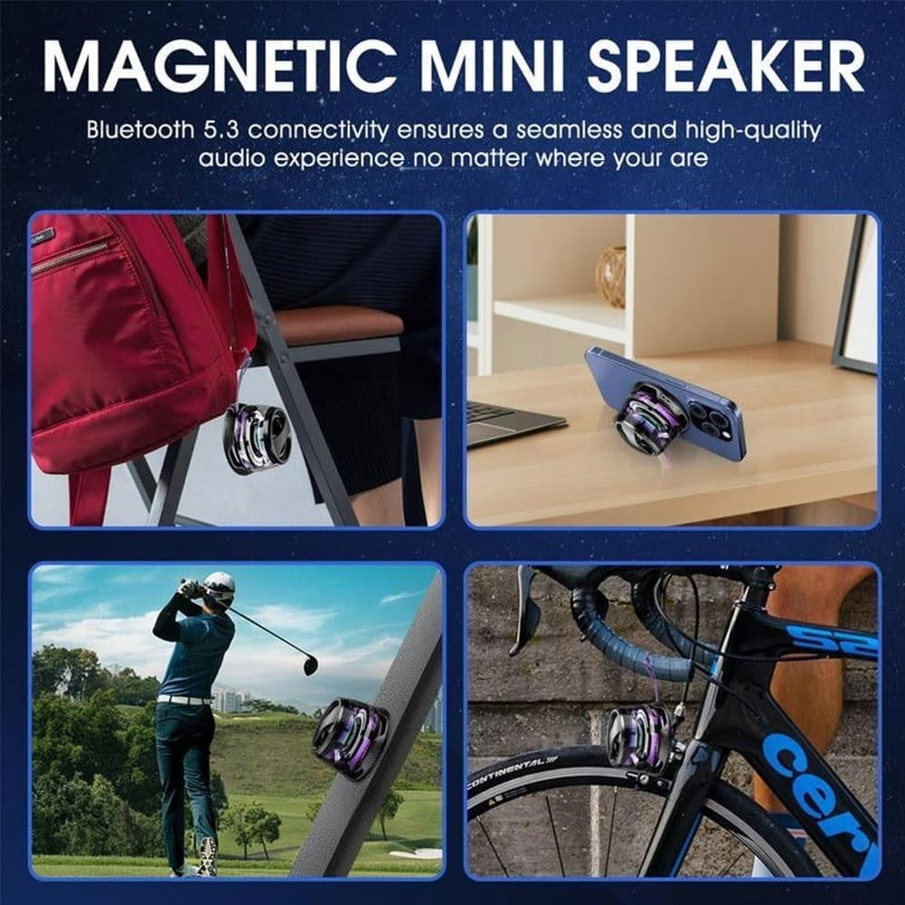Magnetic Portable Bluetooth Speaker G200 Mini Sound 5.3 Bluetooth Phone Holder
